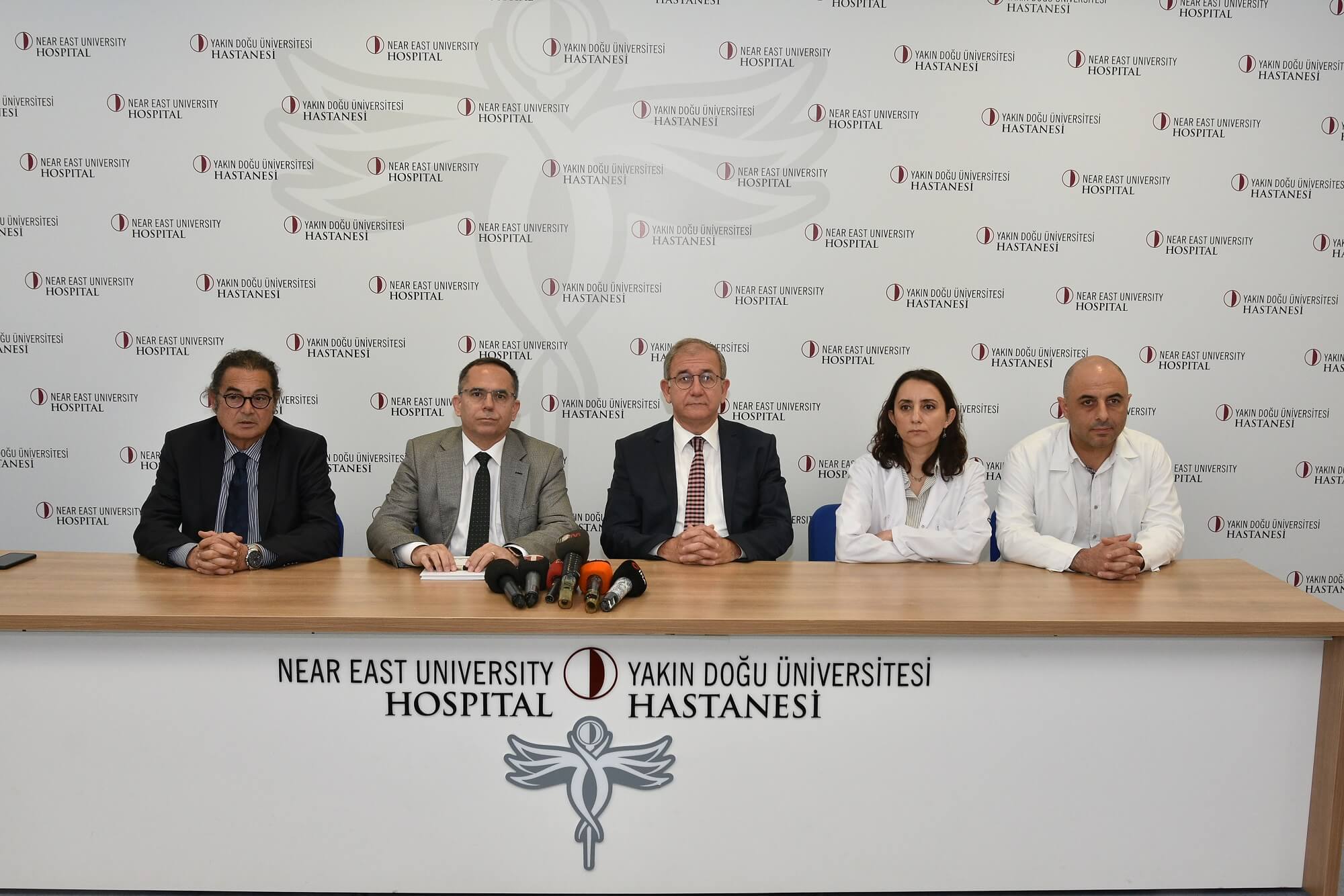 Near East University Hospital and Dr. Suat Günsel Kyrenia University Hospital held a joint press meeting on Coronavirus