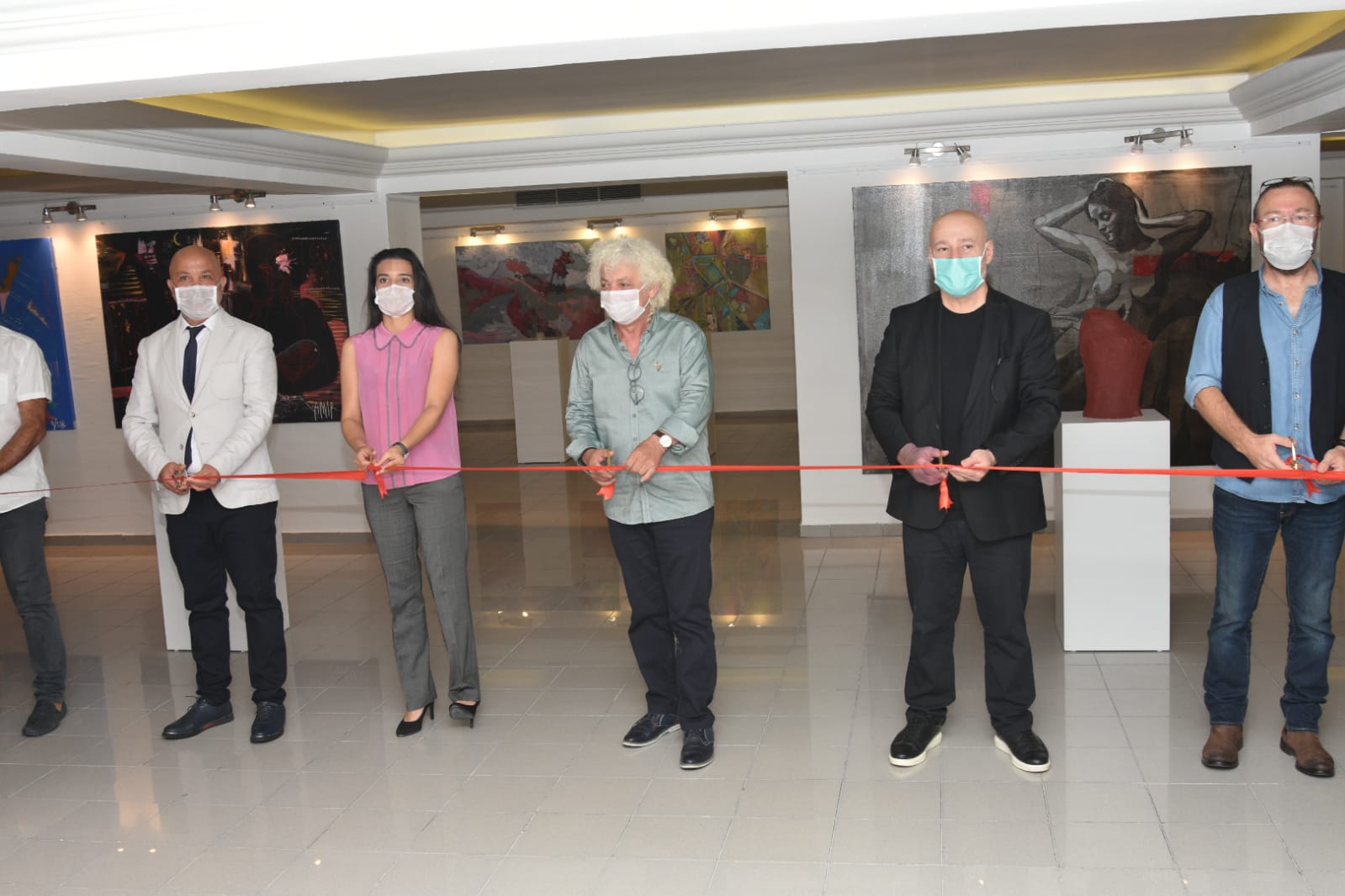 Consisting artworks created for the Cyprus Museum of Modern Arts by the lecturers and graduate students of the Faculty of Fine Arts and Design of Near East University, Fine Arts Exhibition 2020 was opened
