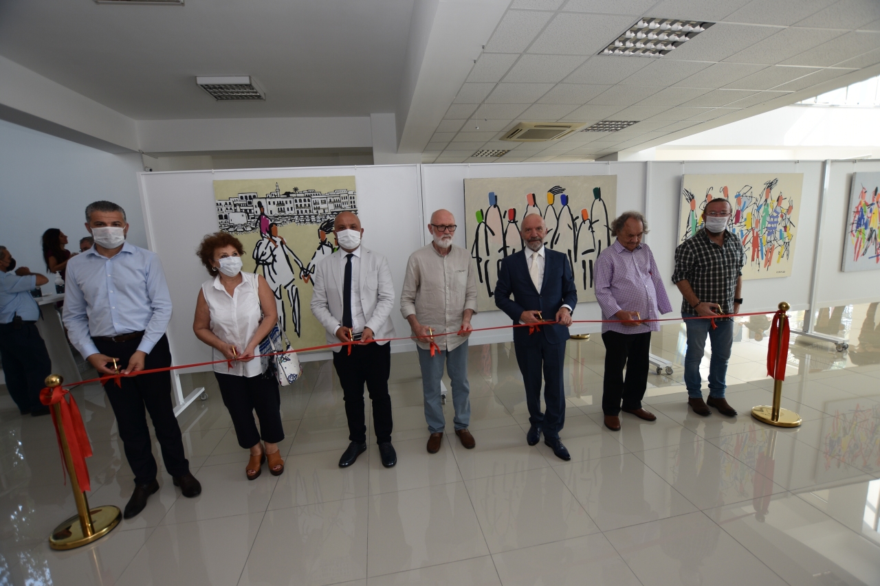Hosted by the Cyprus Museum of Modern Arts, two solo painting exhibitions, “Cyprus Landscape and Varieties” consisting of works by artist Alexey Utkin and “Poetry of Time” consisting of works by artist Asgat Dinikeyev opened with the participation of Founding Rector Dr. Suat Günsel at the exhibition hall of Faculty of Medicine