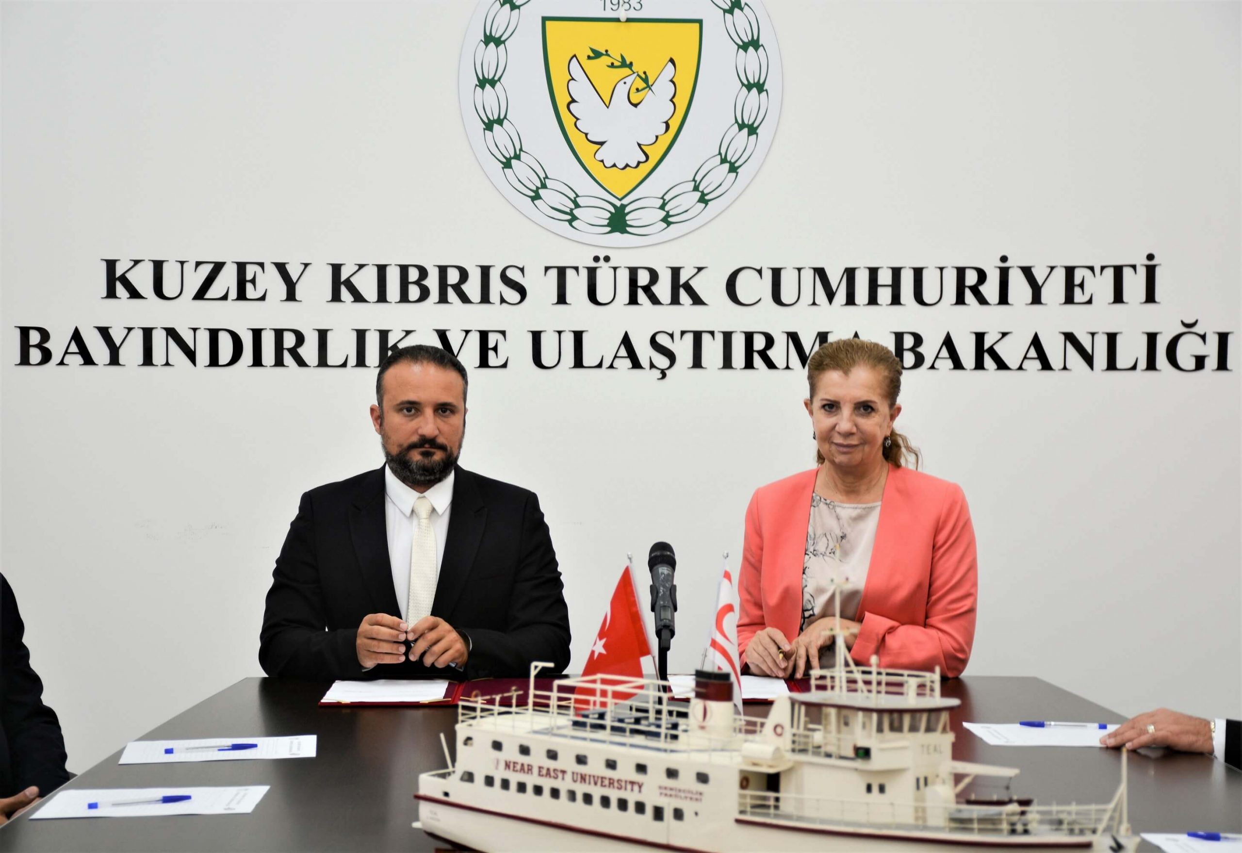 TEAL ship belonging to University of Kyrenia becomes a museum in cooperation with the Ministry of Public Works and Transport