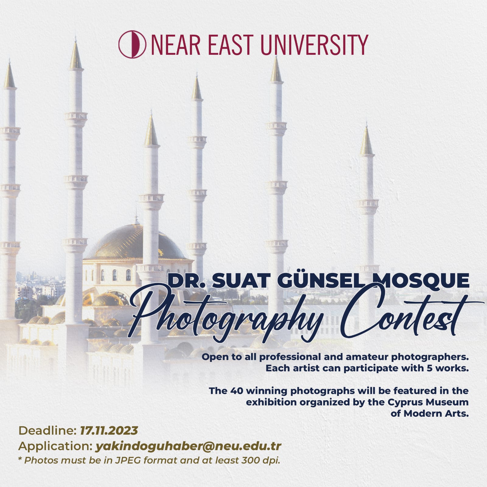 Dr. Suat Günsel Mosque Photography Contest – Near East University