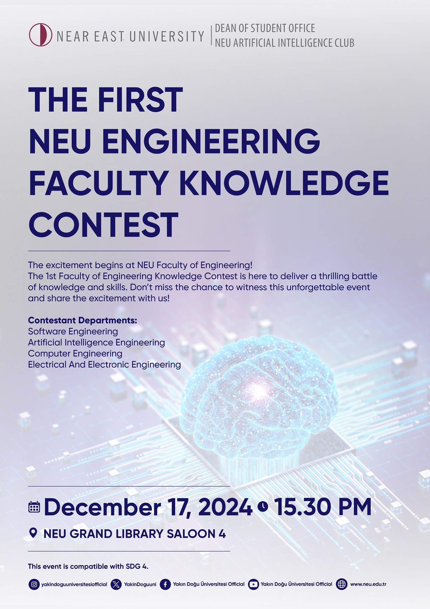 Neu Artificial Intelligence Club The First Neu Engineering Faculty Knowledge Contest Near Neu Artificial Intelligence Club The First Neu Engineering Faculty Knowledge Contest Near